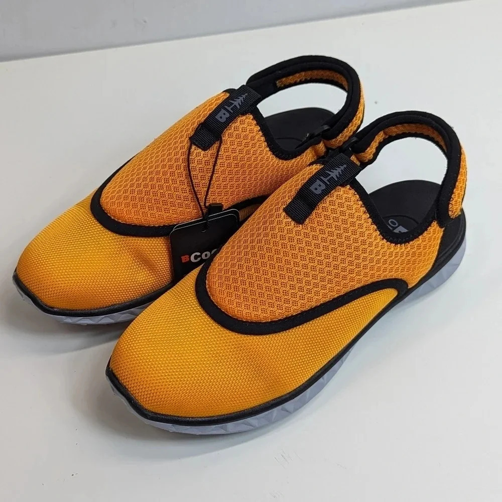 Bass Outdoor Hex Mesh Action Slide Sneakers in Orange Size 7